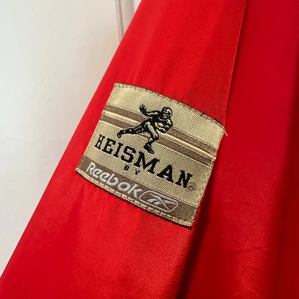 MEN’S REEBOK HEISMAN COLLECTION OHIO STATE WINDBREAKER PULLOVER. SIZE LARGE. - Picture 7 of 9